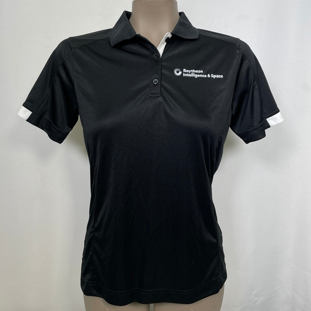 Raytheon Intelligence & Space Elevate Black Polo … - image 1